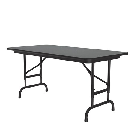 Correll CFA Adjustable HPL Folding Tables 24x48 Montana Granite CFA2448PX-55